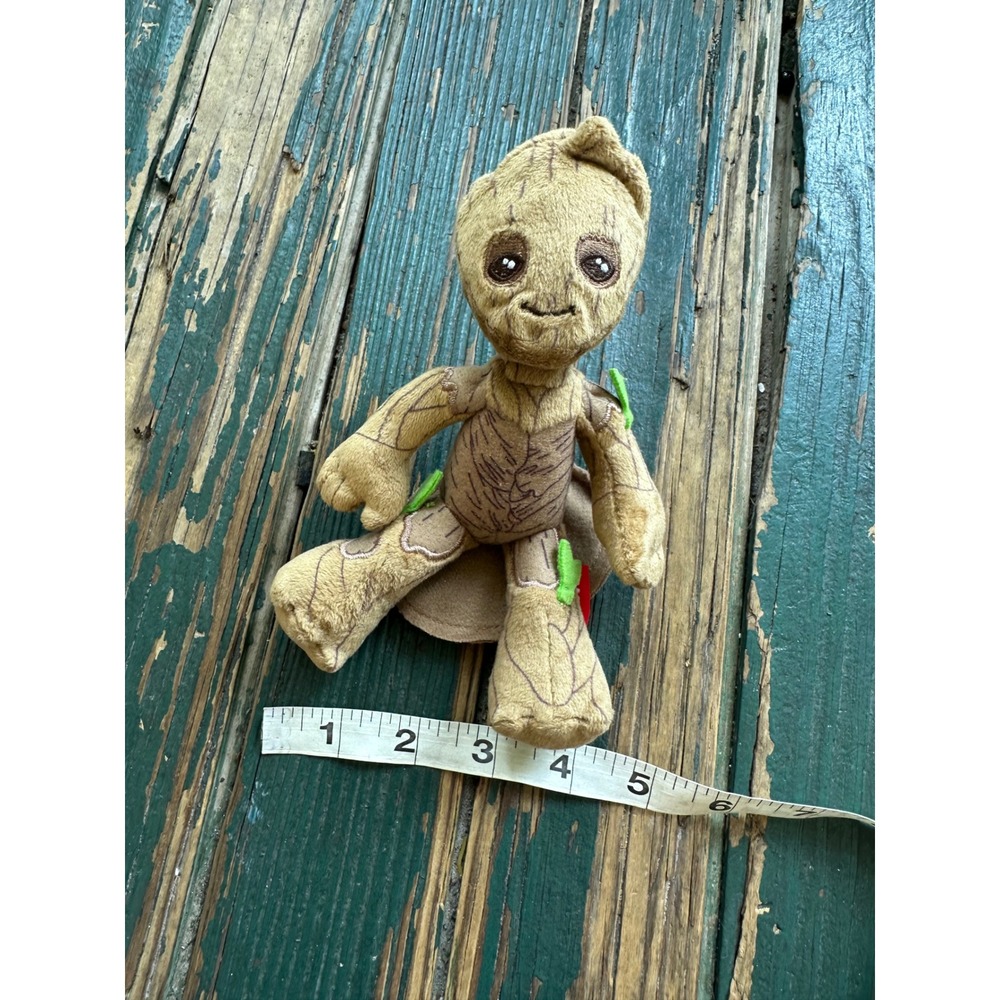 Marvel Guardians of the Galaxy Baby Groot Plush Small 6 Inch Stuffed Toy Brown